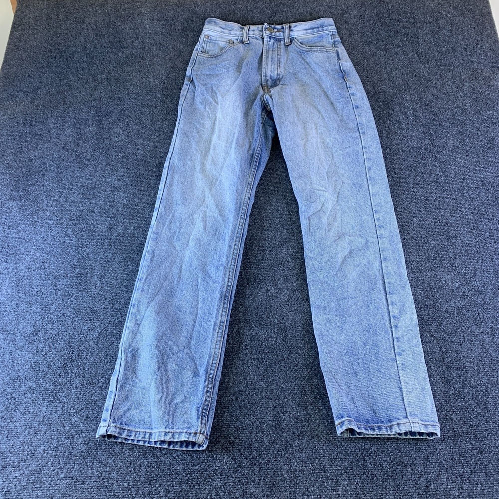 John Galt California Jeans Womens 25x28 (Fits 25x27.5) Blue Denim Straight Leg